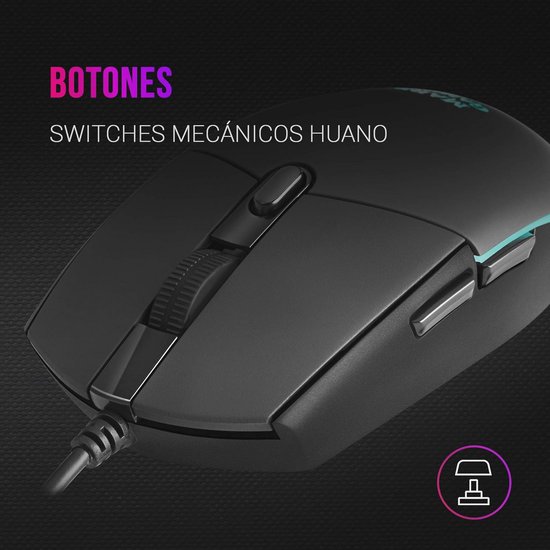 RGB Gaming Muis met 3200 DPI Optische Sensor en Antislip Design — afbeelding 2