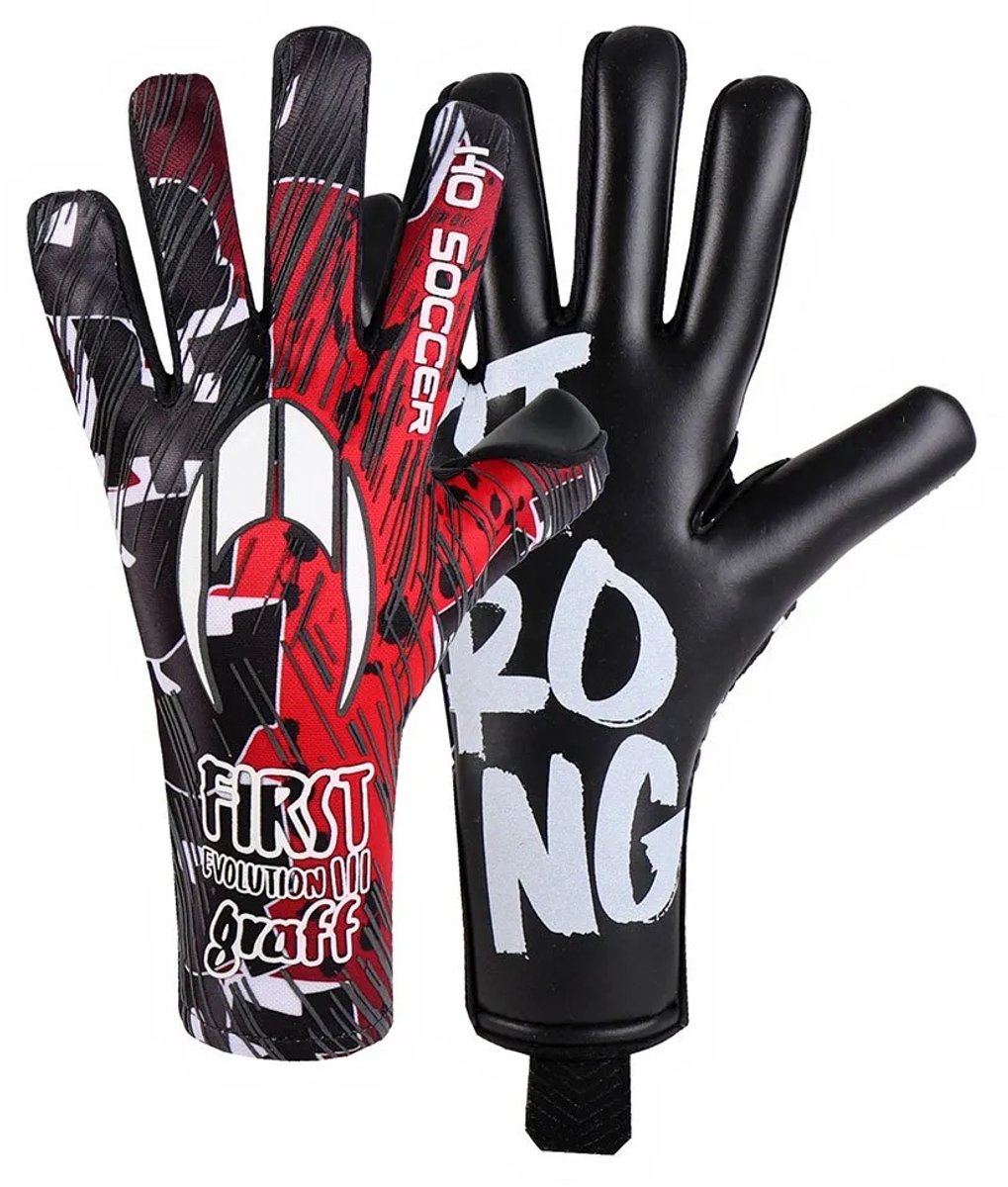 Ho Soccer First Evolution Iii Ng Graffiti Keepershandschoenen Rood 8.5