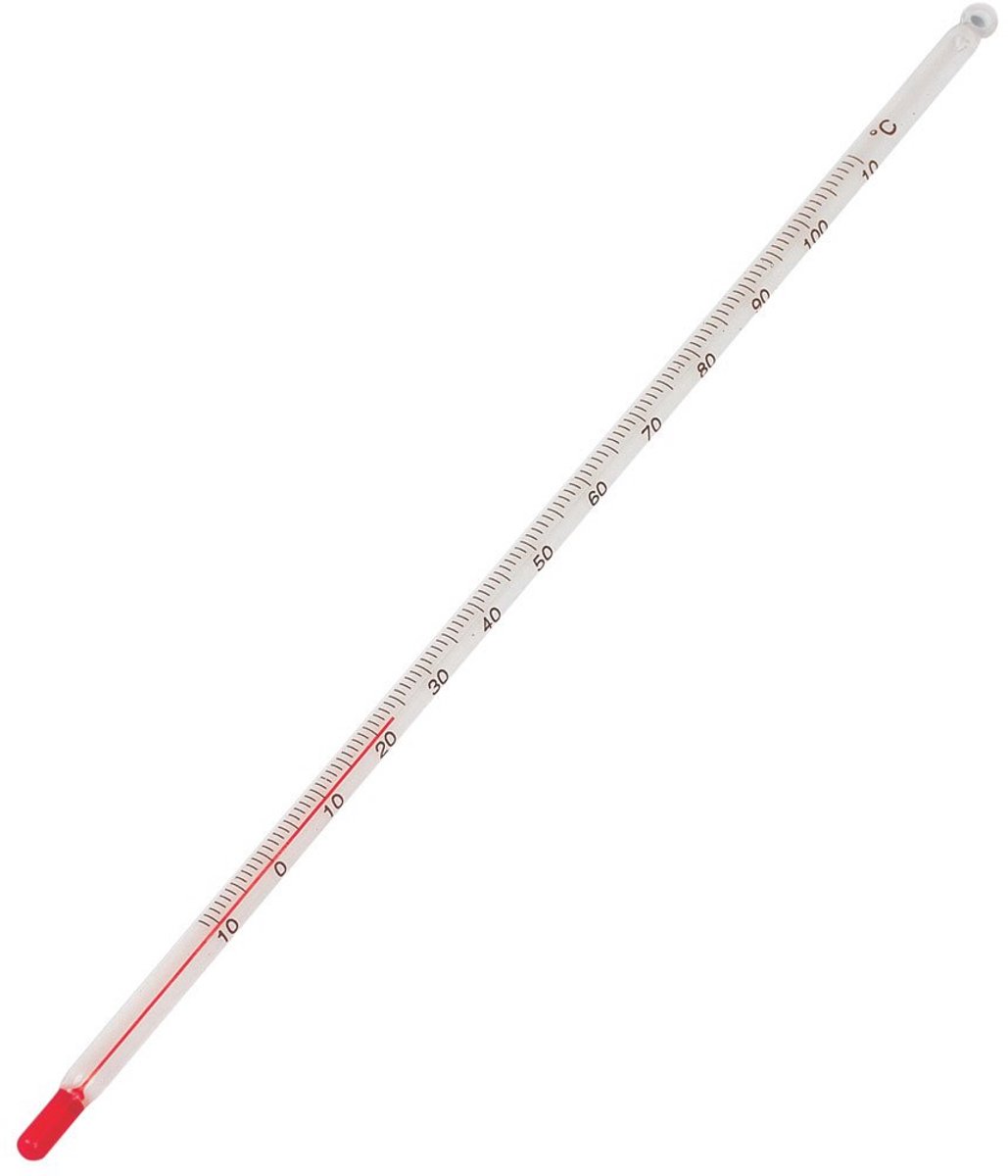 Buisthermometer -10 tot 110 °C met 1 °C schaalverdeling