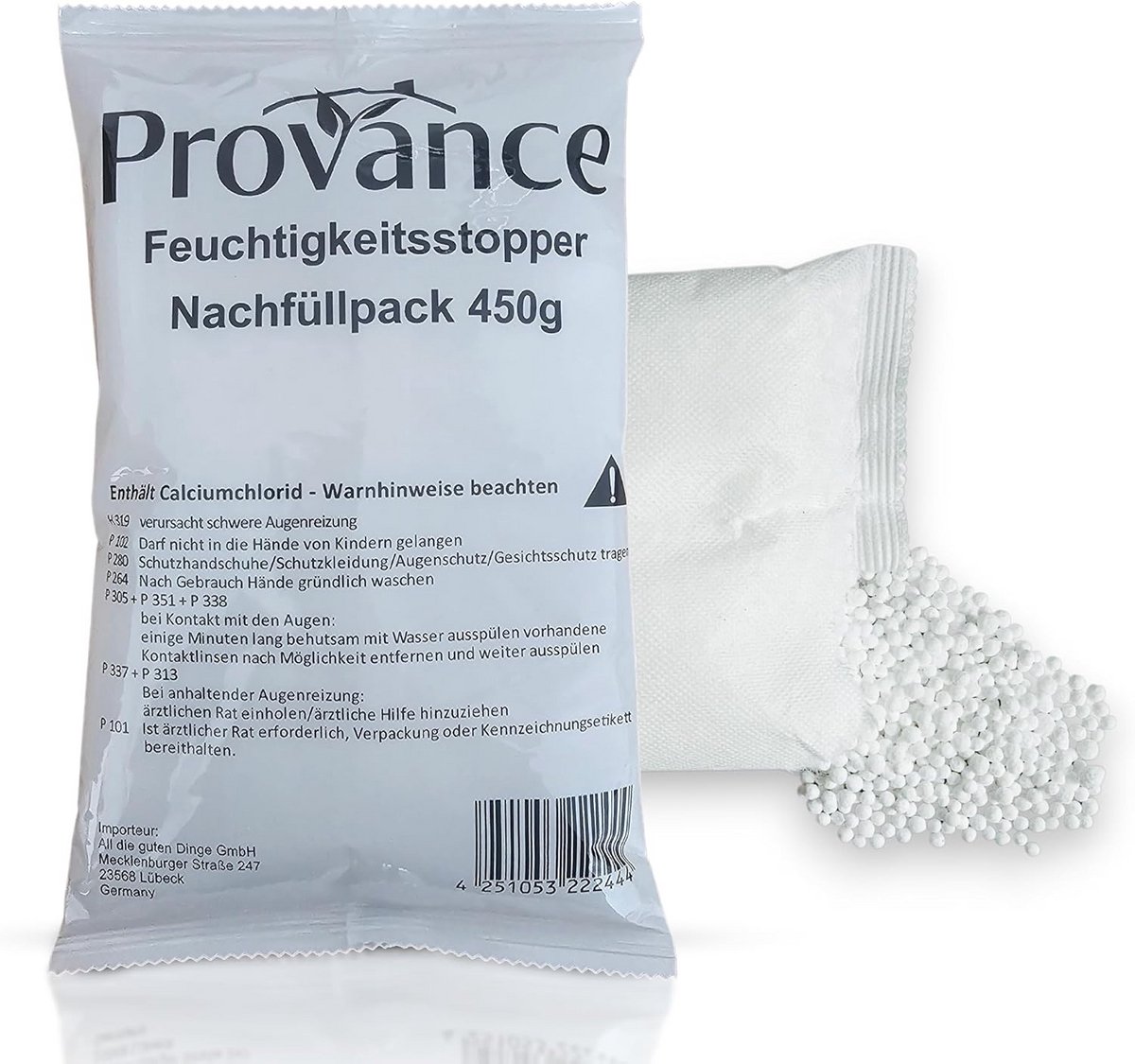 Navulpakket Ontvochtiger Korrels (2x 450g) - Vochtvreter voor Huis, Garage en Caravan