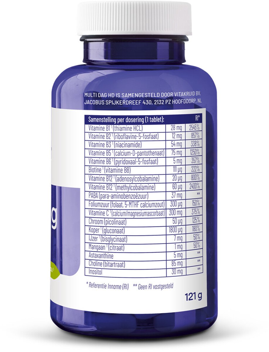 Vitakruid Multi Dag HD - 2 x 90 tabletten - Voordeelverpakking