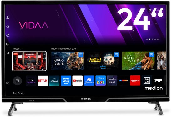 MEDION 59,8 cm (24-inch) HD TV (Smart TV, HDR, VIDAA Store, - MEDION - €189,99