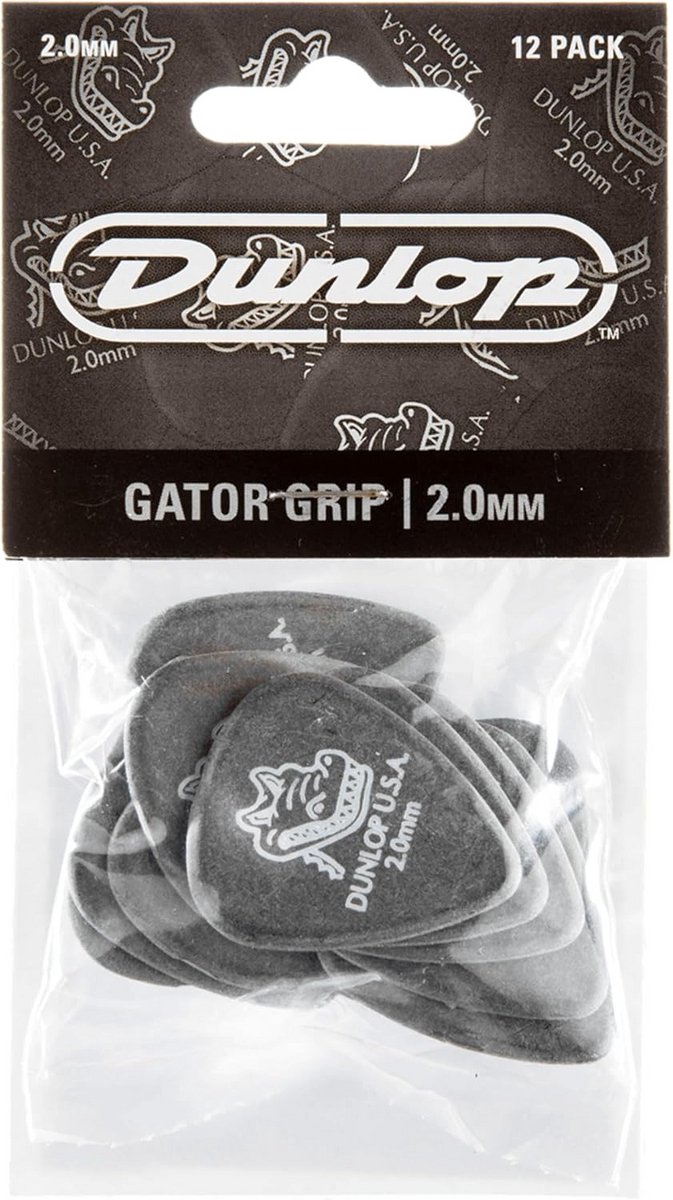 Gitaar Plectrum Met Matte Grip en Snelle Randen 2.0Mm
