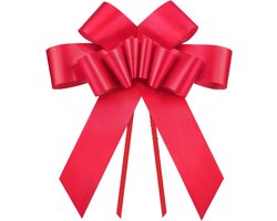 Allecta - Grote rode autostrik 76 cm voor verjaardag, Kerstmis en huwelijkscadeaus