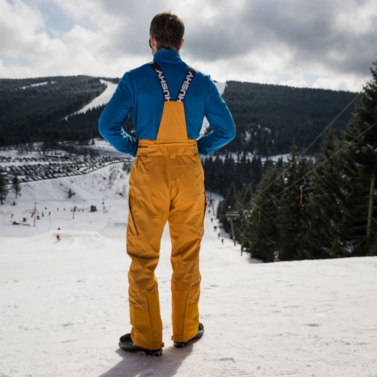 Husky skibroek voor heren Gilep Stretch 15.000 membraan Blauw