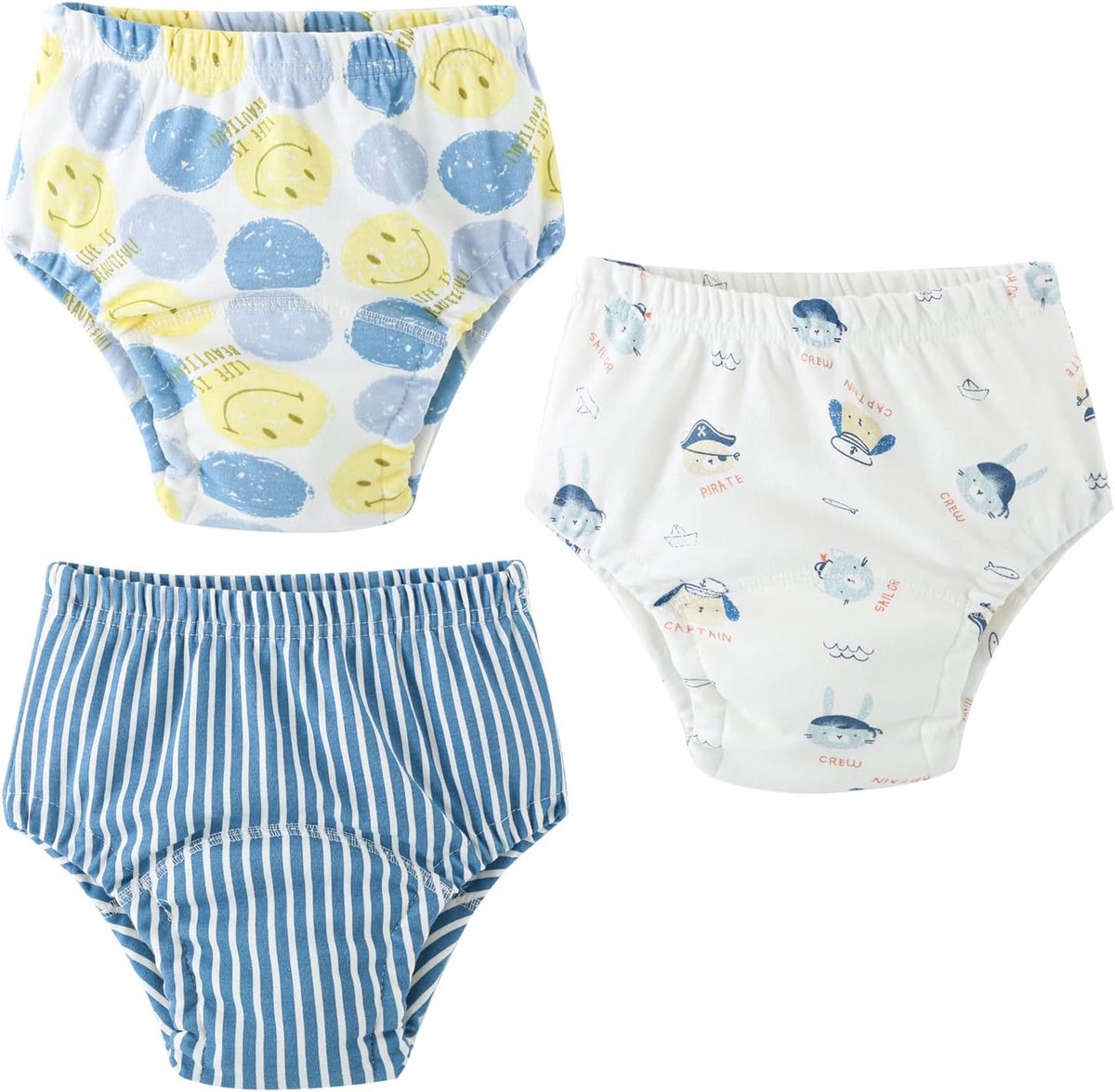3-Pack Trainingsbroekjes voor Baby's en Dreumesen - Ademend Mesh Luierbroekje voor Zindelijkheidstraining