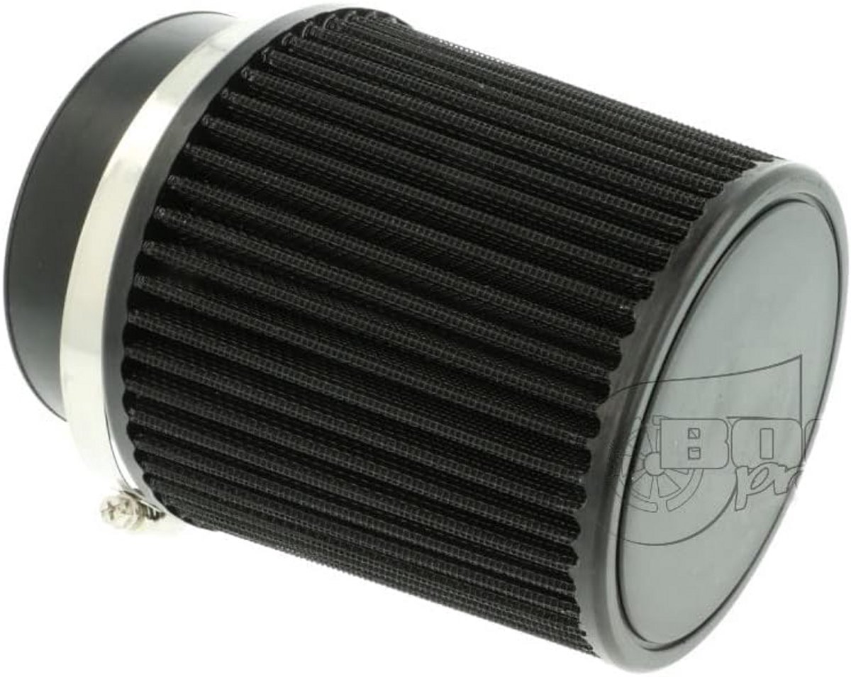Universele Sportluchtfilter 127mm - 89mm Open Luchtfilter Zwart Hoge Prestaties