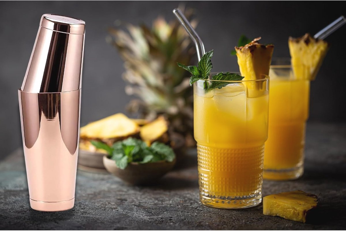 Professionele Boston Cocktailshaker Set - 28oz & 18oz Roestvrij Staal