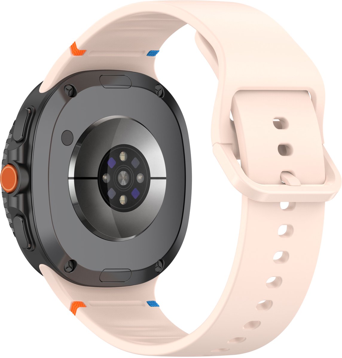 YONO Bandje geschikt voor Samsung Galaxy Watch 8 - 40/44mm - Classic - Siliconen - Roze - S/M