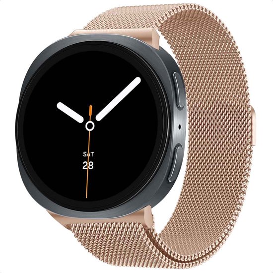 Bracelet magnétique milanais imoshion - Compatible avec Samsung Galaxy Watch 8 (40/44 mm) / Classic (46 mm) - Or Goud