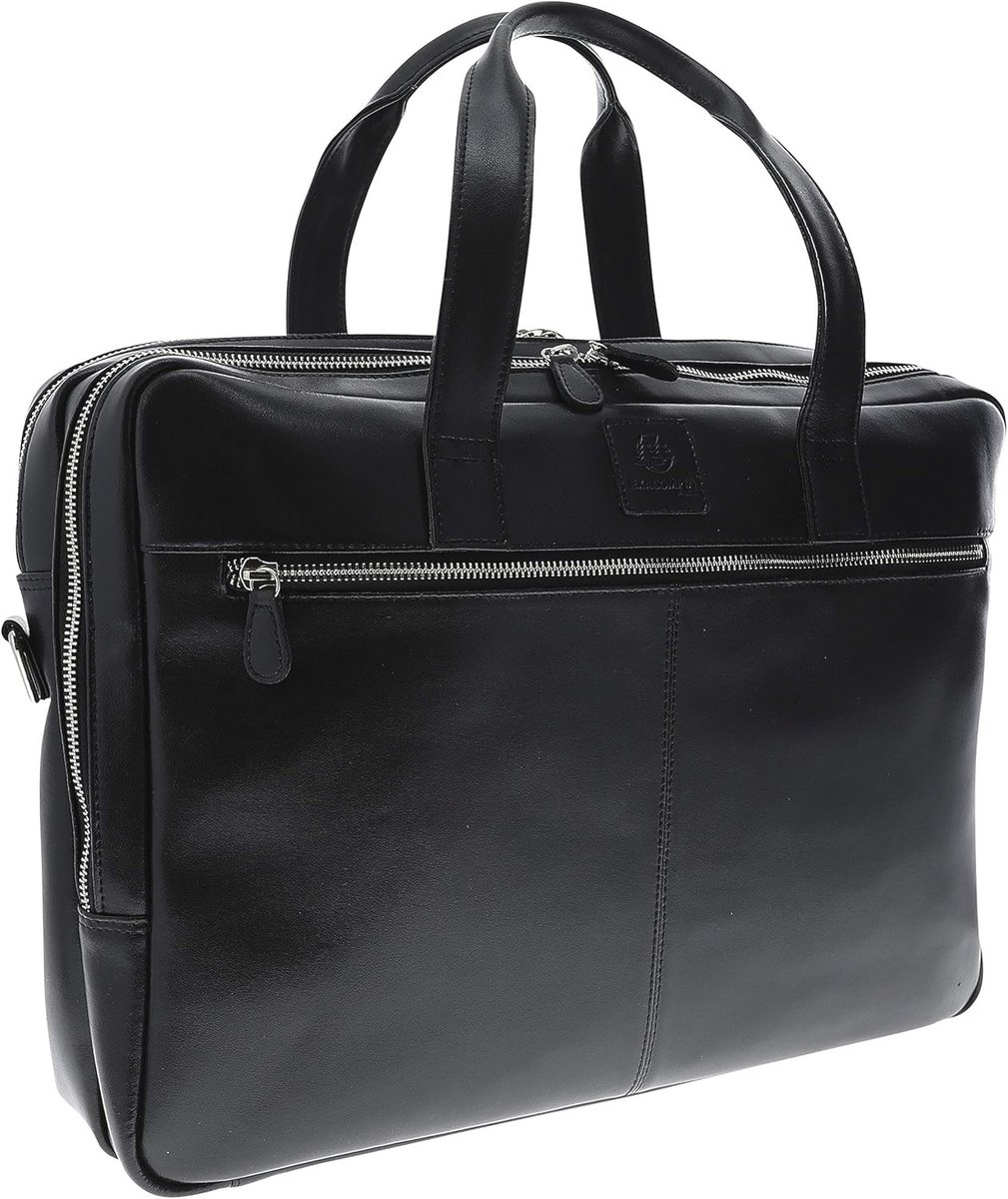 Laptoptas voor 15,6 inch met Hoogwaardige Leer en Ergonomisch Ontwerp