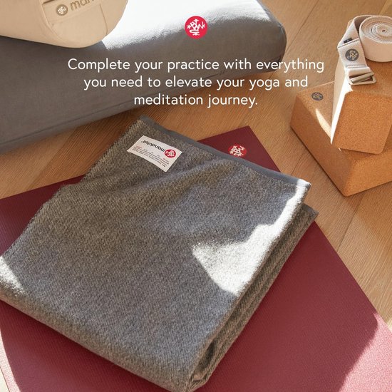 Recycled Foam Yoga Block- Thunder Grey- Eco-Friendly Exercise Equipment- 4-Inch x 6-Inch x 9-Inch van Gaiam — afbeelding 3