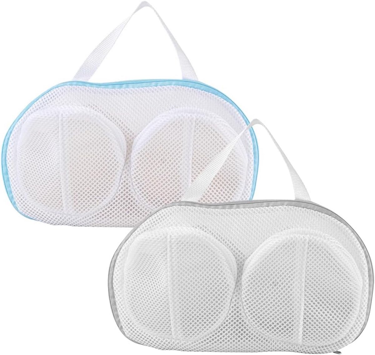 Wasnet voor wasmachine - Herbruikbare waszakken met ritssluiting - Set van 2 stuks