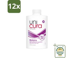 Unicura – Vloeibare Zeep Navulling – Balans – 250 ml - Voordeelverpakking - 12 stuks - Handhygiëne - Hand reinigen