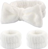 3 stuks-Spa hoofdband voor het wassen van het gezicht polsband spons