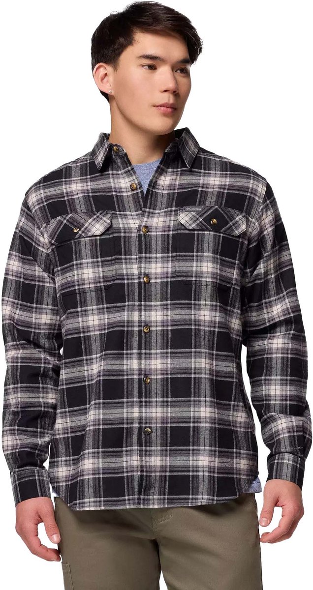 Columbia Flare Gun™ Stretch Flannel Overhemd Fashion Wear Volwassen Zwart