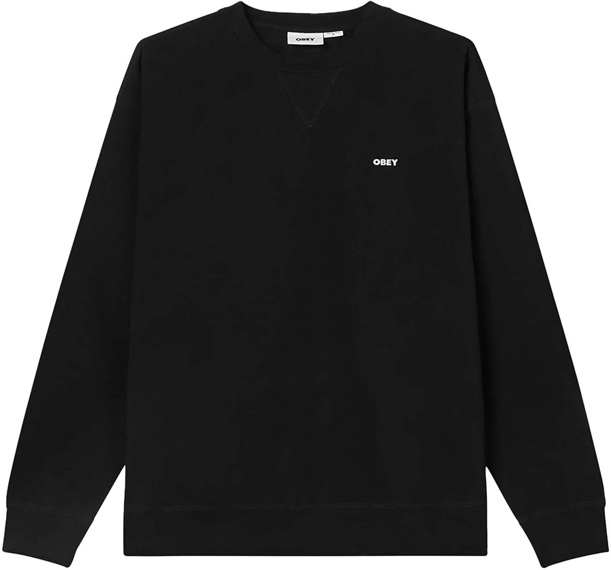 Obey Sweater Vastgestelde Werken Bold Crew Ii Fleece - Fashion Wear - Volwassen
