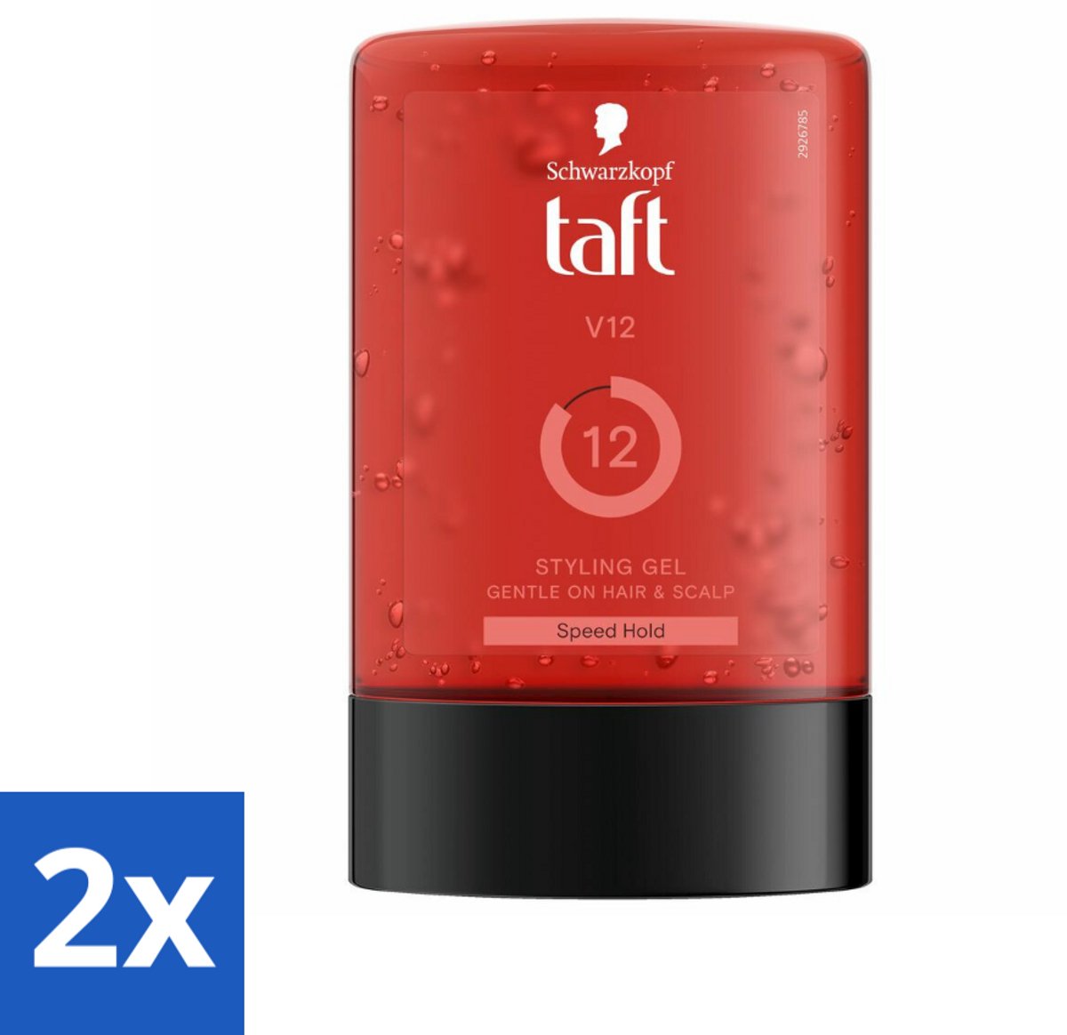 Taft - V12 - Styling Gel - Supersnelle hold - 300 ml - Voordeelverpakking - 2 stuks