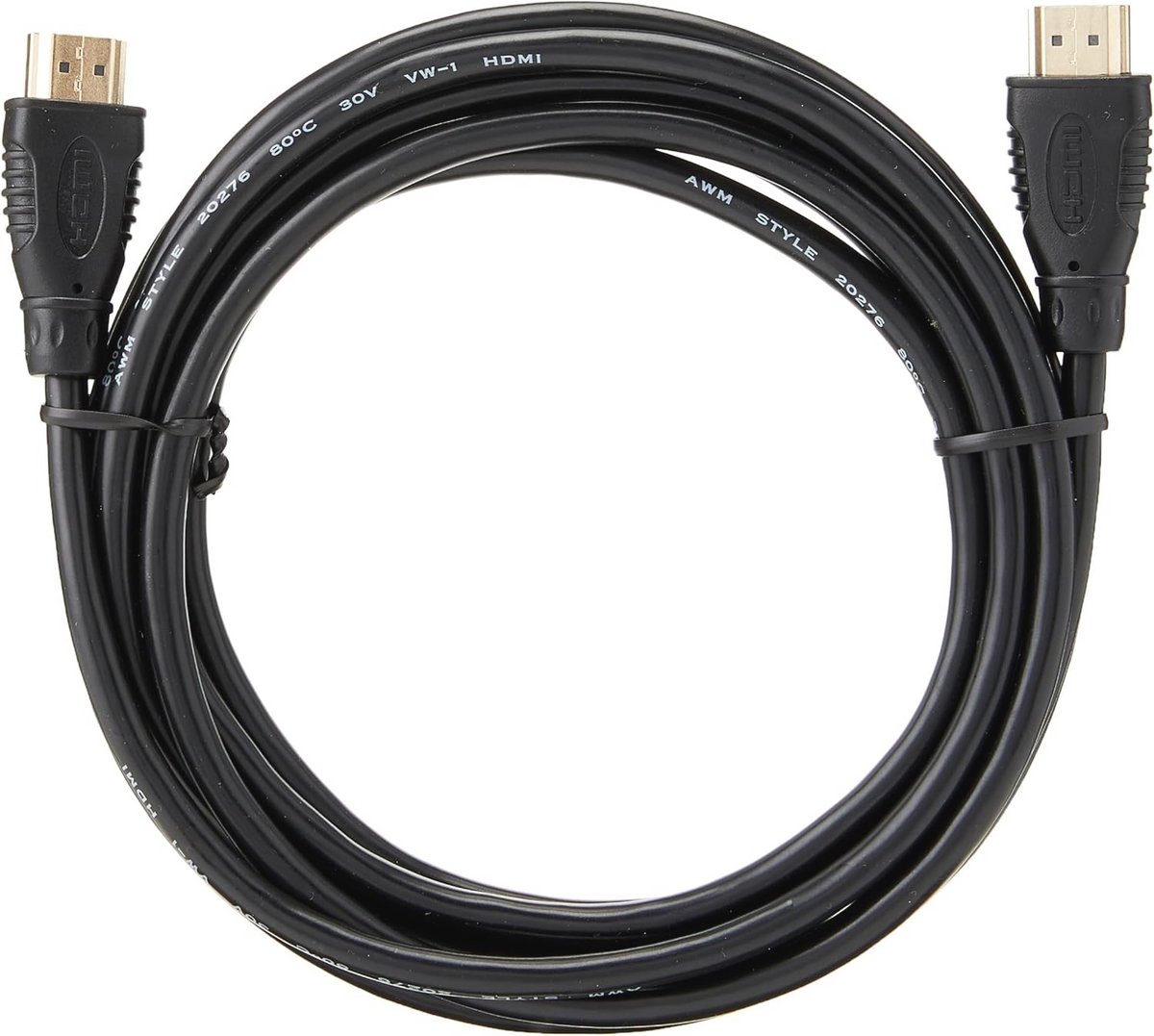 HDMI-kabel 3m - High Speed met vergulde aansluitingen voor 4K en Full HD