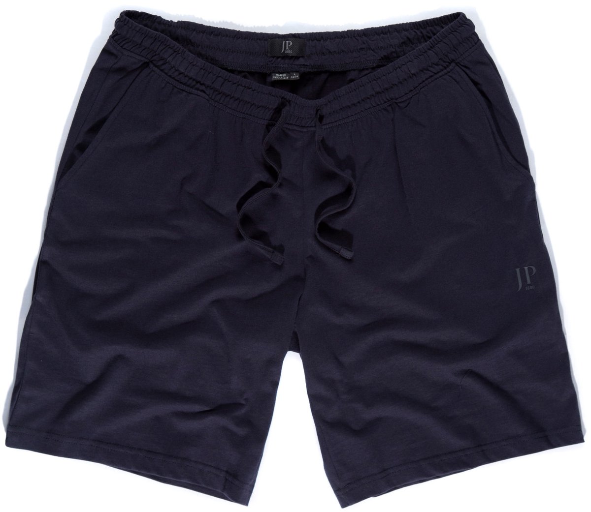 JP 1880 - Heren - Pyjamabroek loungewear shorts elastische band - Donkermarine - Maat 3XL