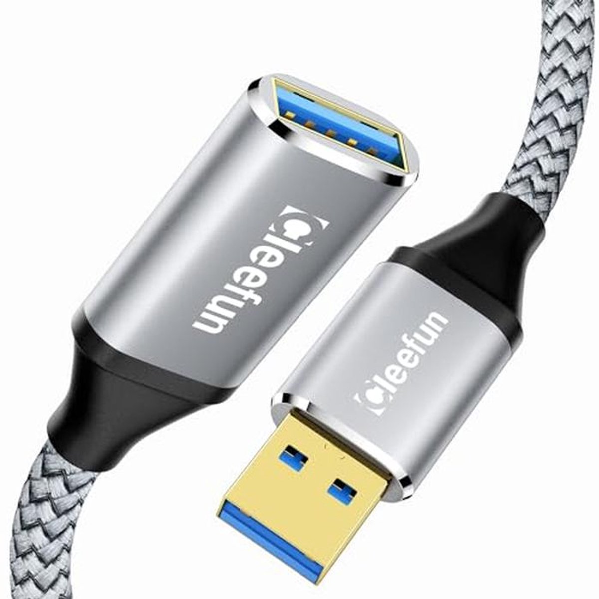 USB 3.0 Verlengkabel 2m A naar A – 5 Gbps Extender met Nylon Kabel