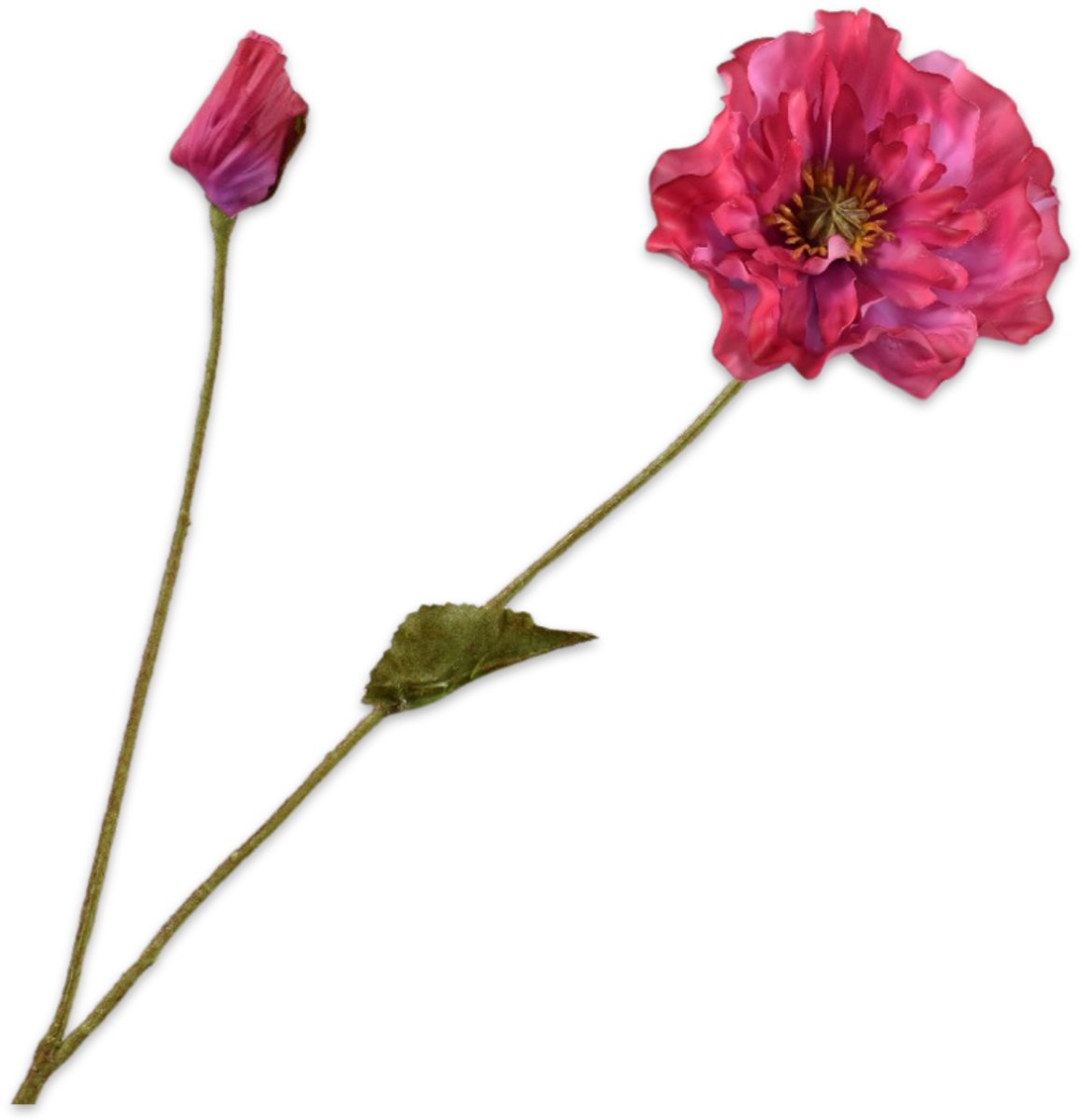 Silk-ka Kunstbloem - rood - H74 cm