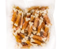 Landman Kip En Calcium Kluifjes (400gr) - Hondensnacks - Hondensnoepjes - Hondensnacks Gedroogd - Hondensnacks Kauwbot