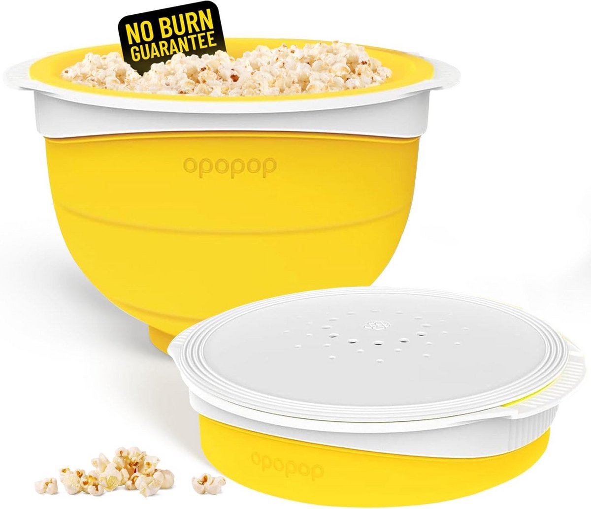 Siliconen Popcorn Popper - Opvouwbare Magnetron Popcorn Maker, BPA-vrij en Vaatwasmachinebestendig