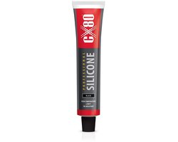 Hoge Temperatuur Siliconen Afdichtmiddel 80 ml – Hittebestendig, Olie- en Benzinebestendig, UV- en Krimpvrij voor Bouw, Auto en Industrie