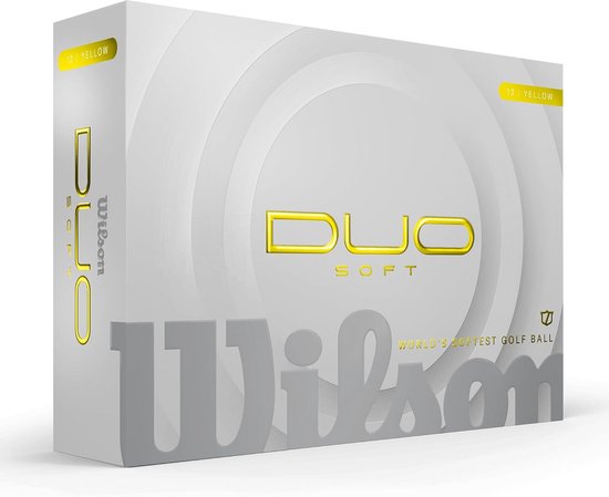 Golfballen Duo Soft - 24 Stuks, Geel, Voor Ultra Distance van Merkloos — afbeelding 2