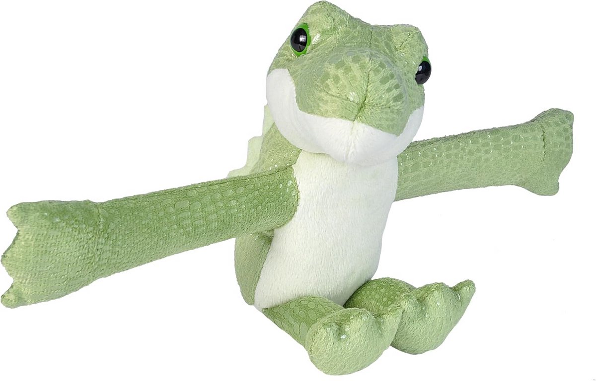 Huggers klikarmband knuffeldier krokodil 20 cm – Pluche Dier voor Baby's