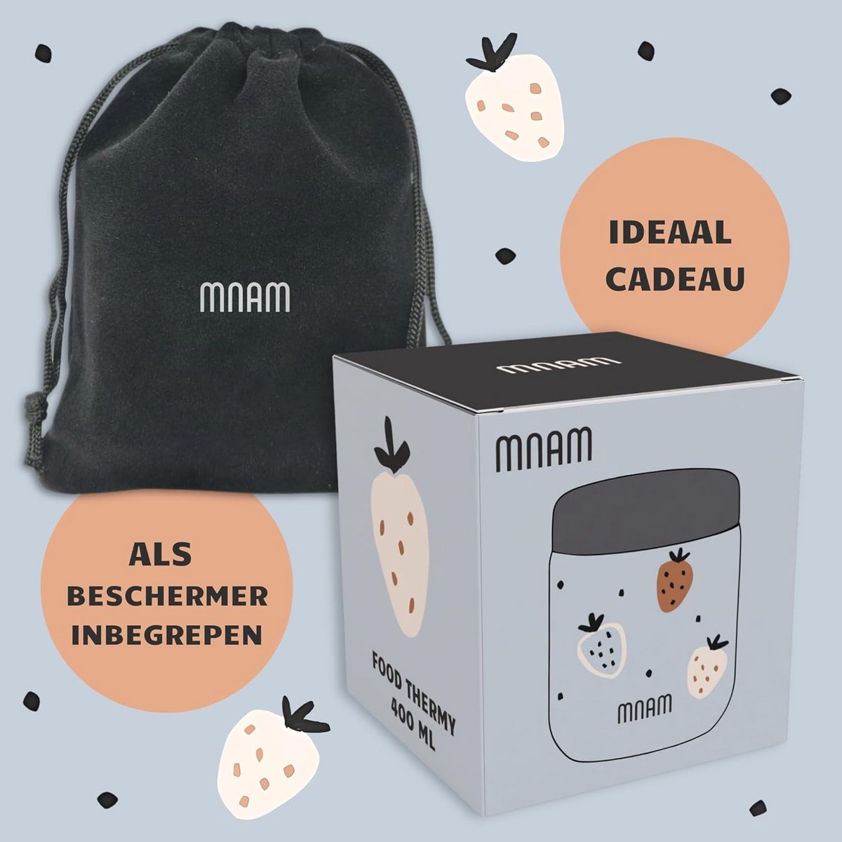 Thermocontainer voor Voedsel 500ml - Ideale Thermoskan voor Kinderen - Lunchbox Therm Flask - Perfect voor Baby's en Peuters — cadeau in Cadeau-ideeën - foto 3