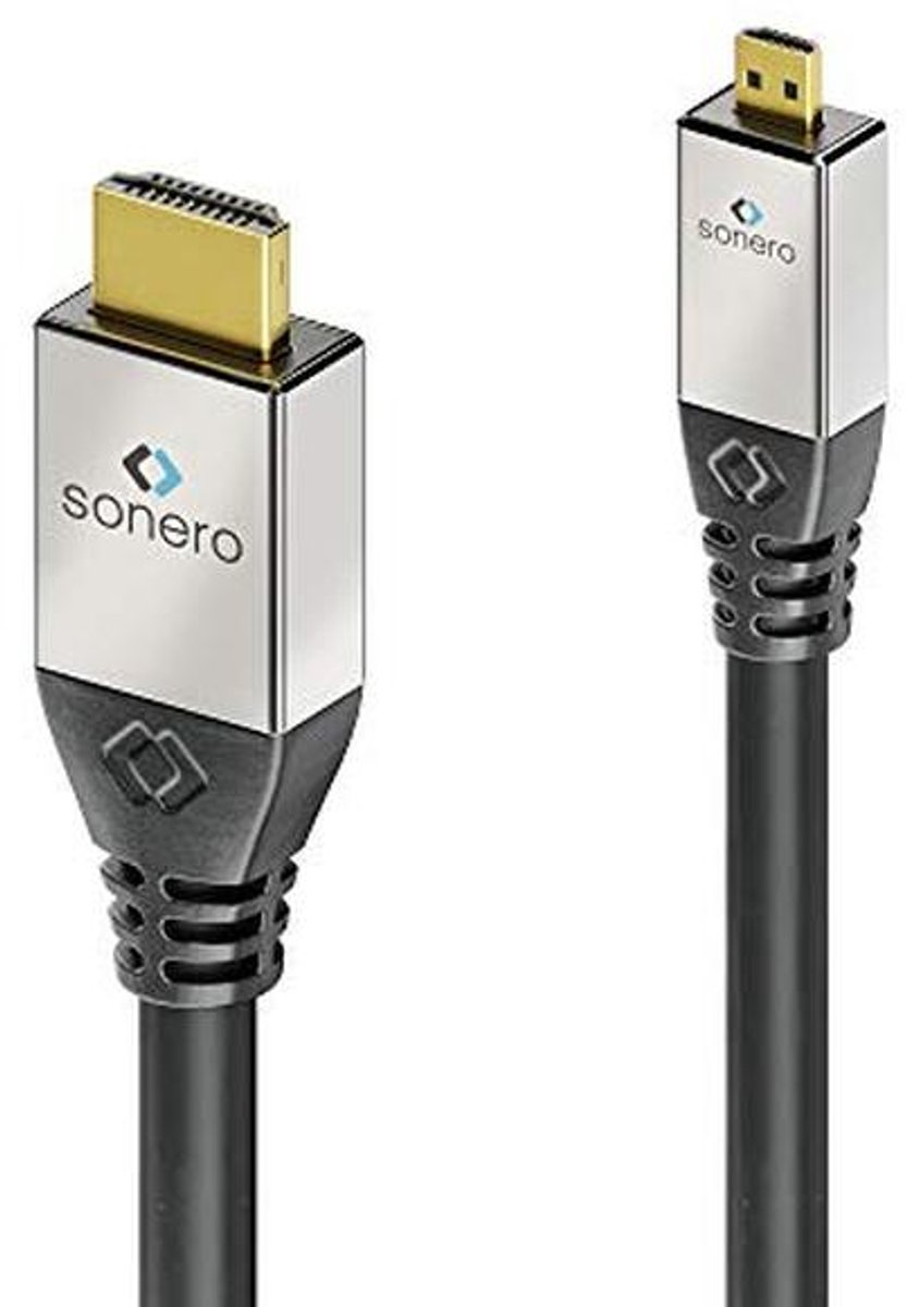 High Speed Micro HDMI-kabel 3M met Ethernet - Ultra HD / 4K / 60Hz