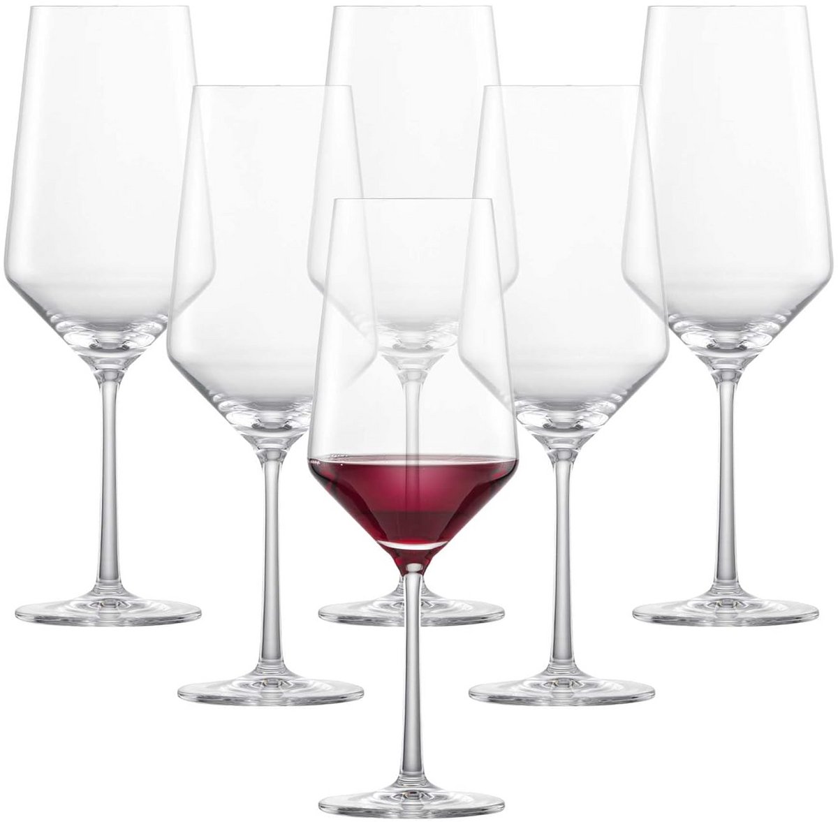 Bordeaux Goblet Set van 6 - 0,68 L, Vaatwasser Veilig
