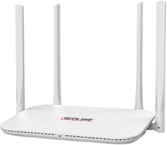 Foto: Redline rl wr5500h dual band gigabit router ac1200 wi fi 2 4 ghz 5 ghz 4x gigabit lan 1x wan 4 6 dbi antennes