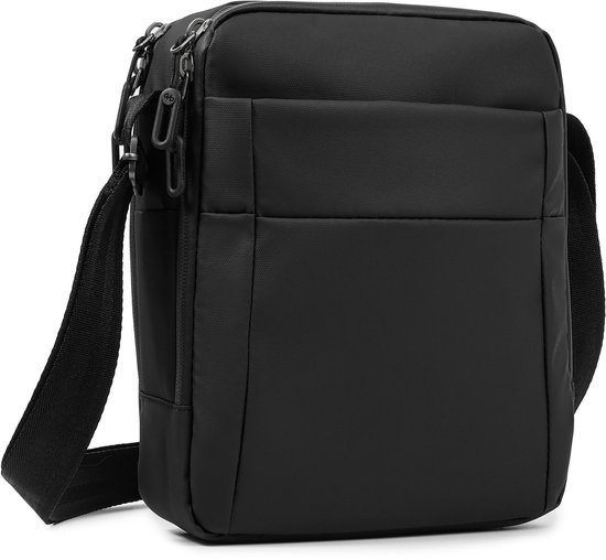 Hedgren RELAX M P sac bandoulière vertical avec protection RFID – Version M – Tissu recyclé déperlant - Noir
