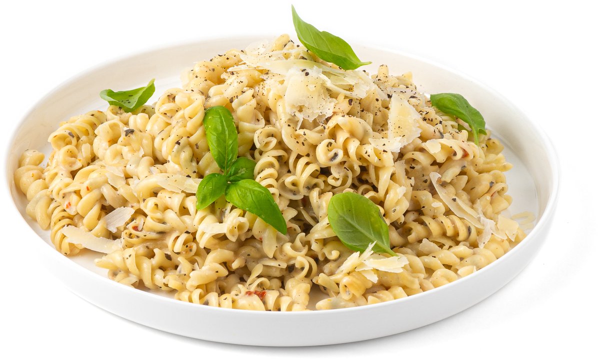 Pasta Pesto (Vegetarisch)-Alleen warm water toevoegen- Lang houdbare voeding- voor Hiking, Kamperen, Survival of als Noodvoedselpakket!