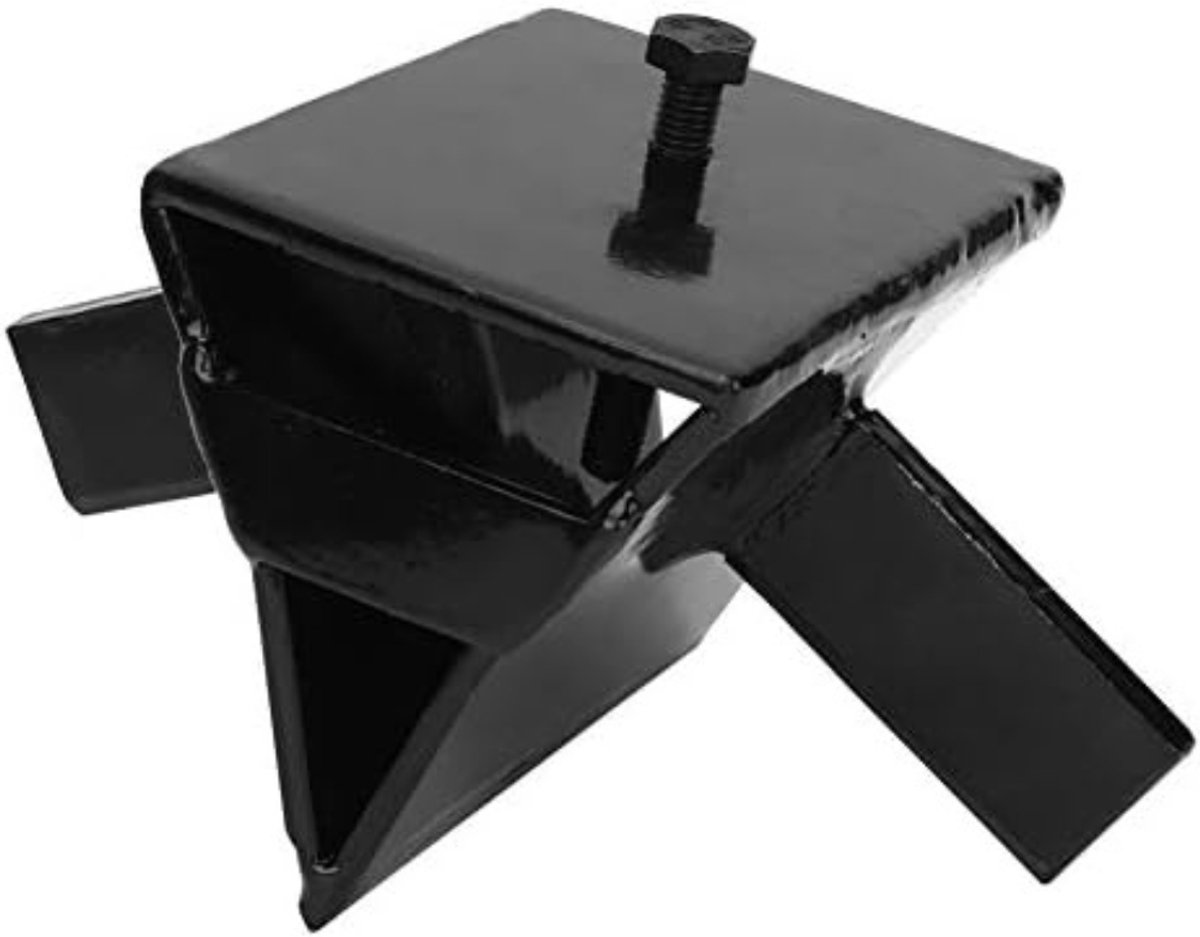 Famanu – Kloofkruis voor houtsplijter – Stalen splijtkop – Accessoire voor elektrische en hydraulische houtsplijters