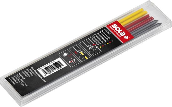 WBZOWRB Mullingen, 0,5 mm, 0,5 mm, onbreekbaar, voor vulpotlood, vloeibaar en helder schrijven, 144 stuks