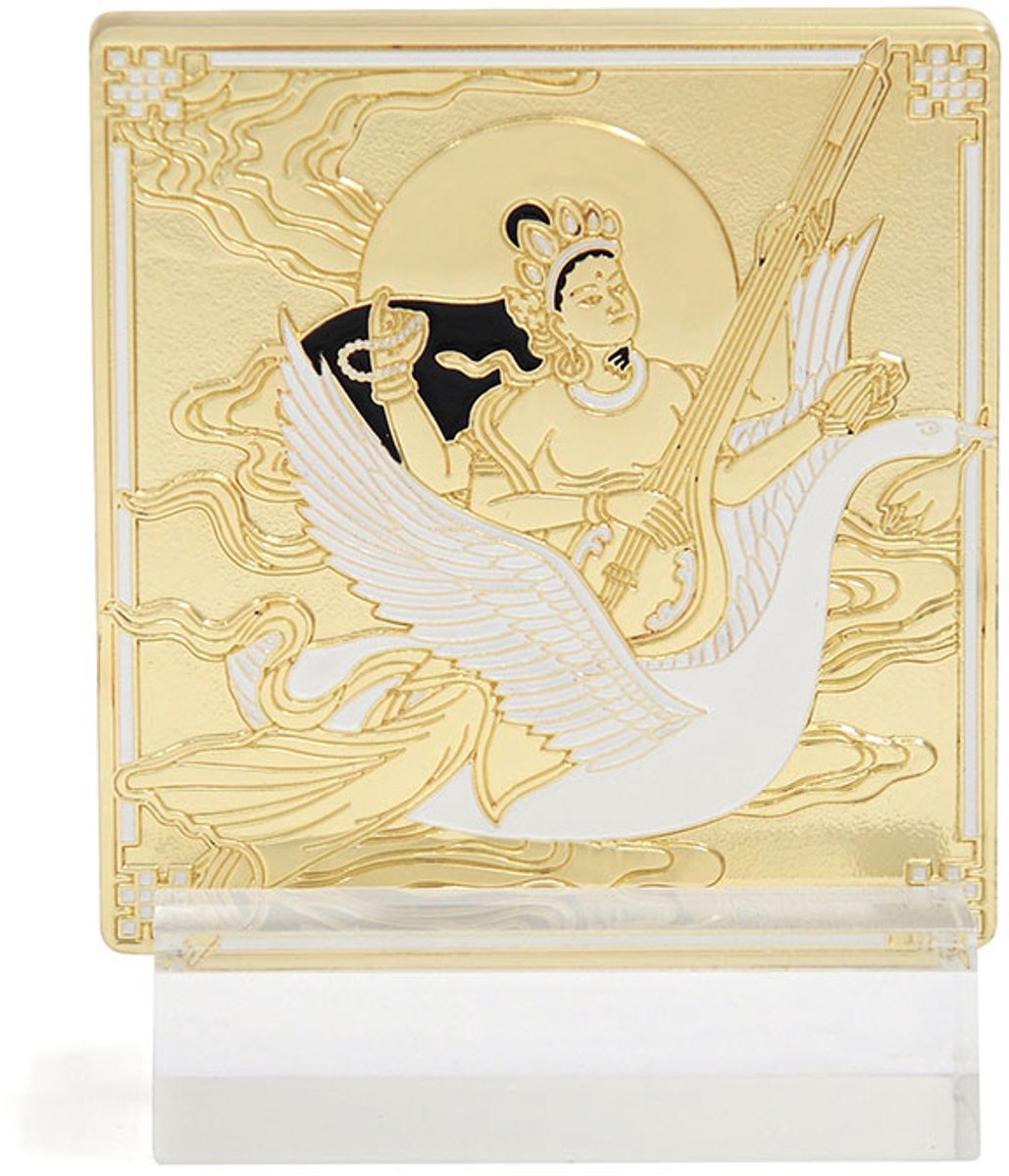 Beeld Mini Saraswati Plaque