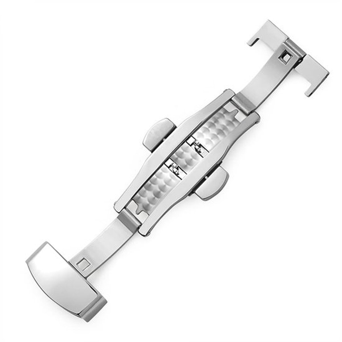 KARZO - Vervangende gesp 18 mm - Roestvrijstalen vouwsluiting voor horlogeband