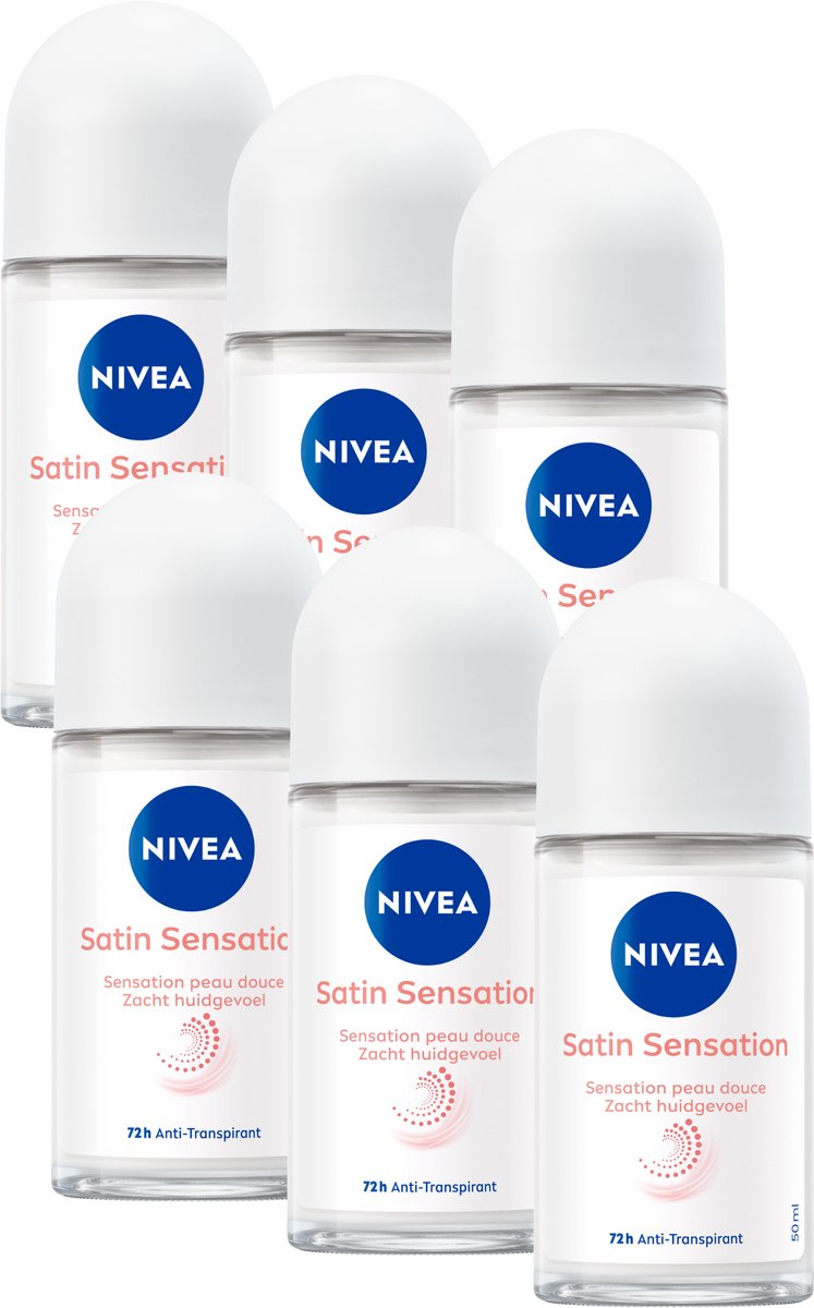 6x NIVEA Deodorant Roller Soft Touch