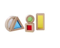 Eichhorn Houten Bouwblokken Montessori acrylglas