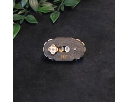 Hit Point Tracker voor Dungeons & Dragons, Pathfinder - Hout - Zwart/Black wash - TTRPG Dnd 5e HP Tracker - MTG Life Counter - 40k Wound Counter - Tavarnan Gaming