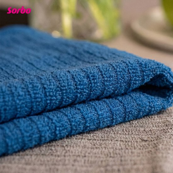 Sorbo Torchons éponge 35 x 35 cm 3 pièces