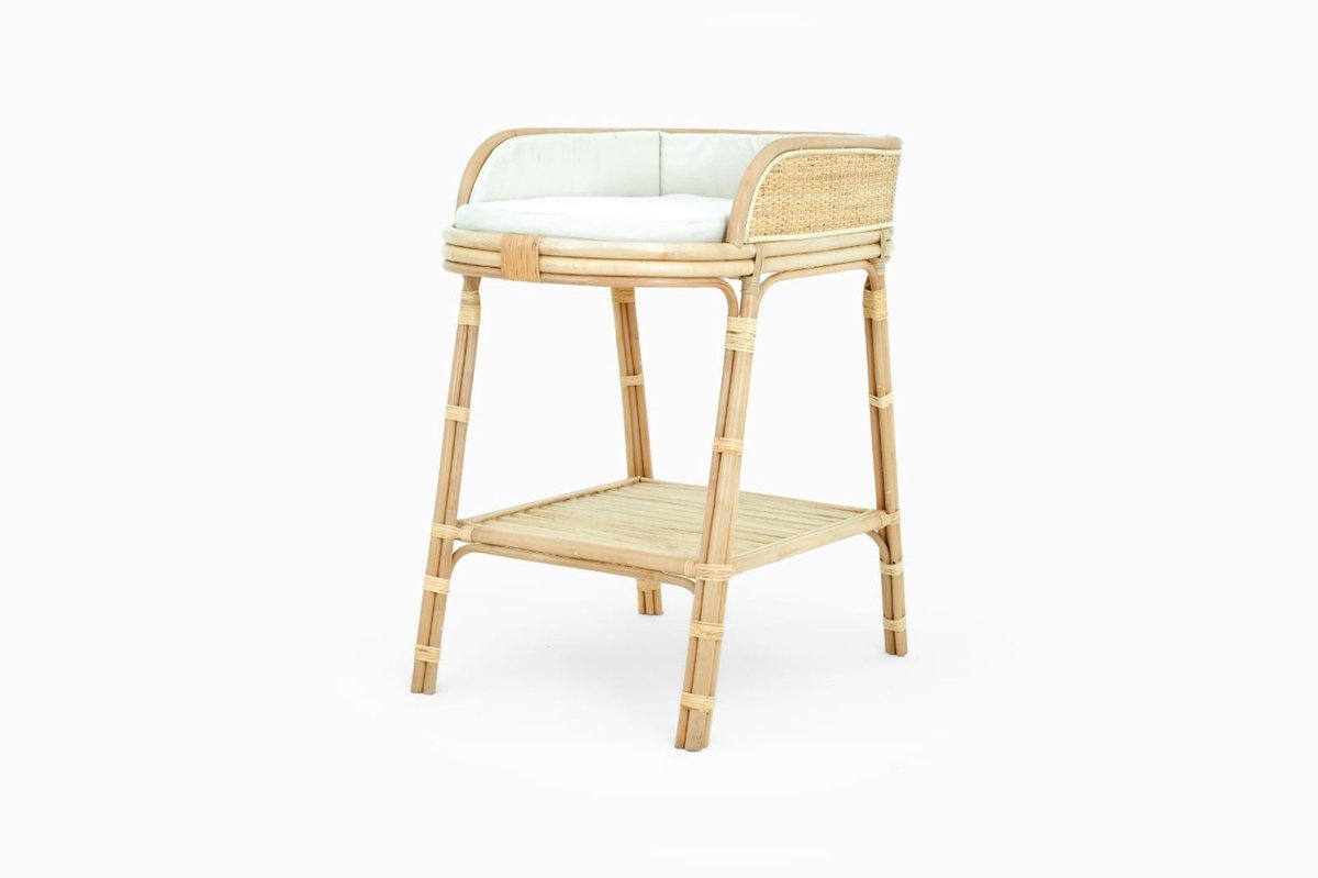 Createyourhome - Rotan - Commode - Verschoontafel - Mulan - Ibiza - Japandi - Riet - Uniek - Eyecather - Uniek - Babykamer - Newborn