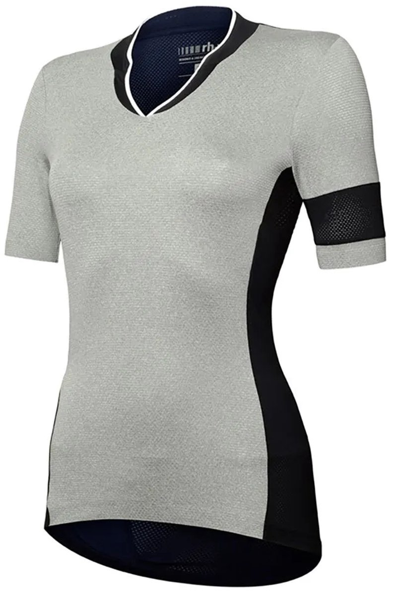 Rh+ E-bike T-shirt Met Korte Mouwen Vrouw Zwart