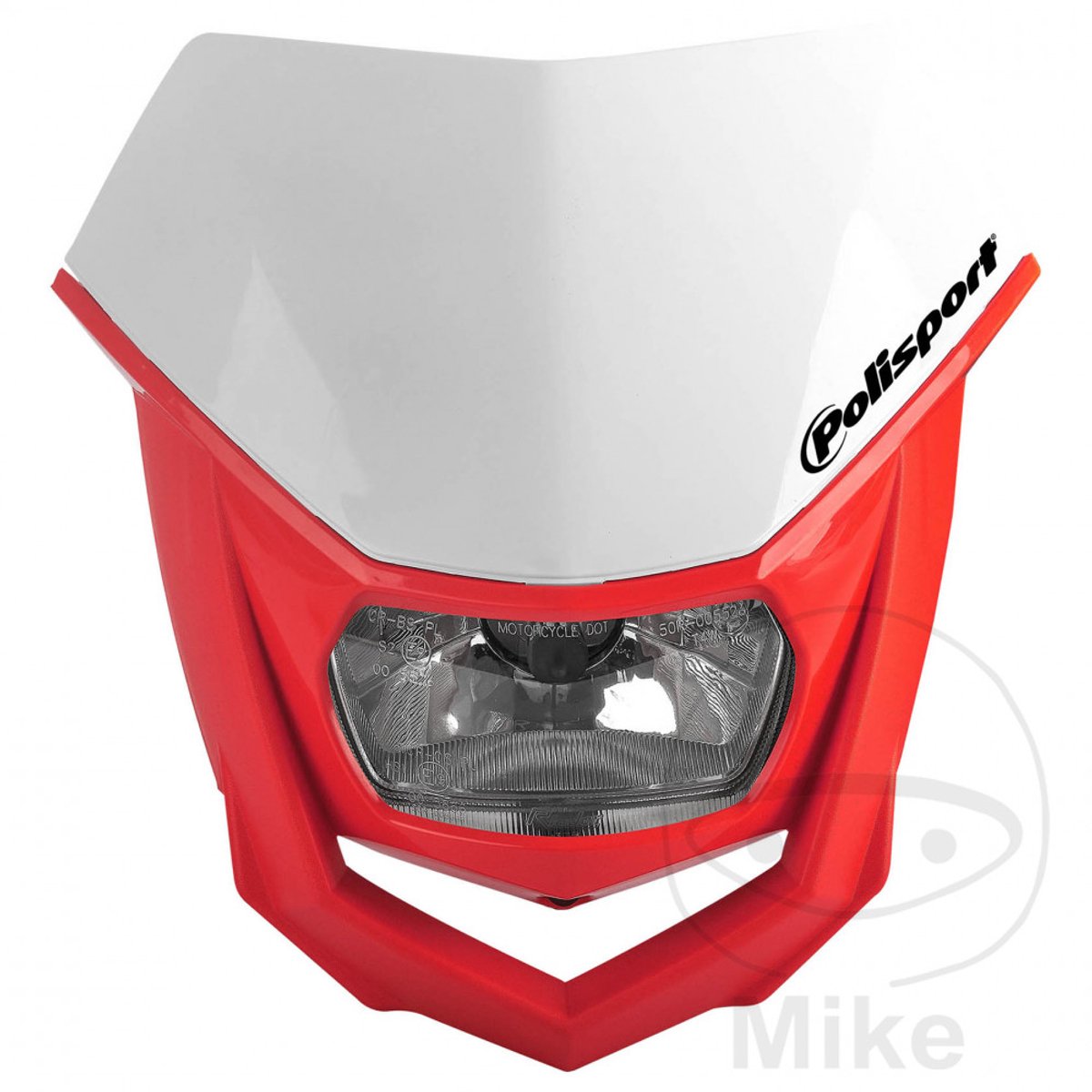 Polisport Halo Koplamp Rood,Wit