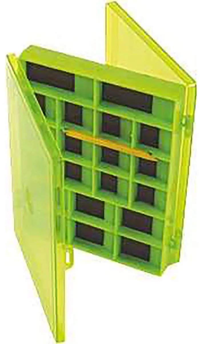Mivardi Magnetic Visgereibox Geel 14.5 x 10.5 x 2 cm
