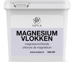 Magnesium vlokken - Magnesium Chloride - 1600 gram - Herkomst Nederland